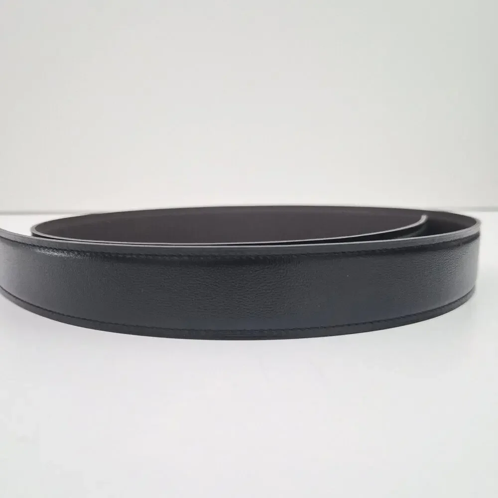 Hermes Men's H Reversible leather Belt 32 mm Size 95